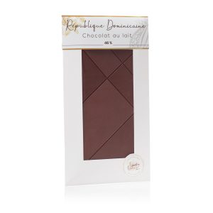Tablette chocolat au lait 46 % République Dominicaine - 80g