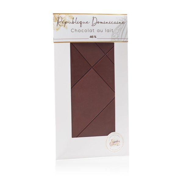 Tablette chocolat au lait 46 % République Dominicaine - 80g