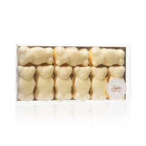 Nounours guimauve chocolat blanc 35 %– 9 pièces - 60g