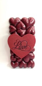 Tablette cœur caramel Saint Valentin - 75g